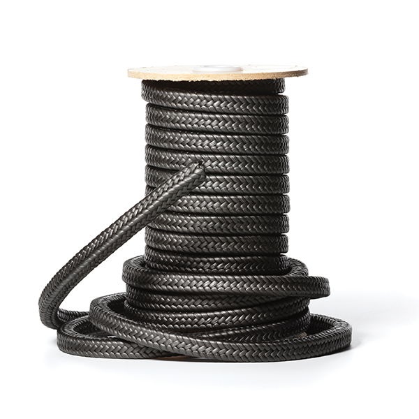 Pilotpack 3435. High performance industrial packing manufactured from ePTFE with graphite.
